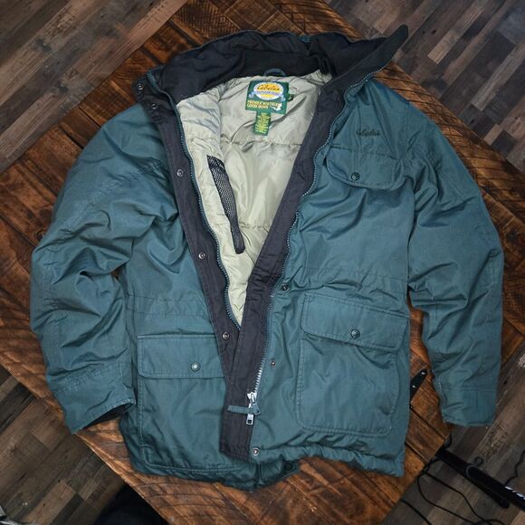 Cabela's Premier Northern Goose Down Parka Coat Jacket Mens Size Large Green C2 - Picture 5 of 15
